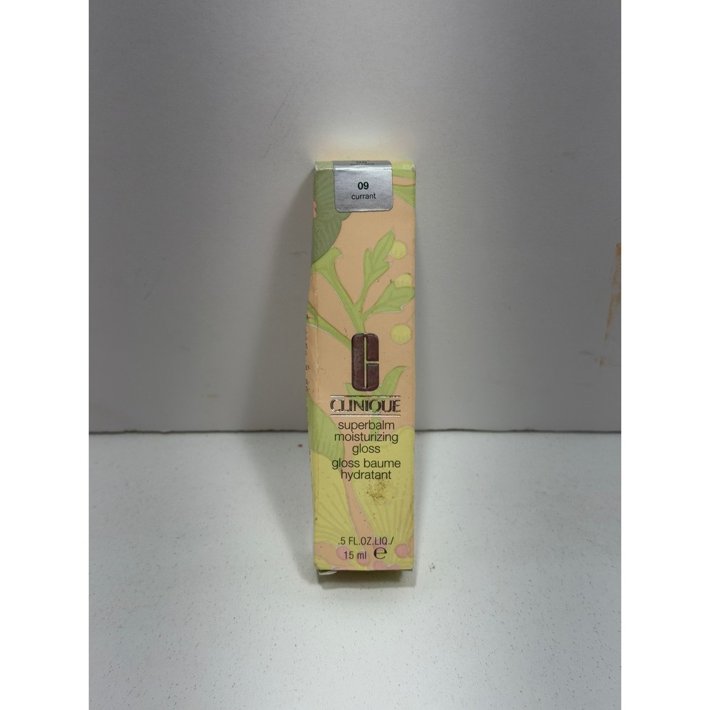Clinique‎ Superbalm Moisturizing Gloss 09 Currant 0.5oz 15ml New in Box RARE!!